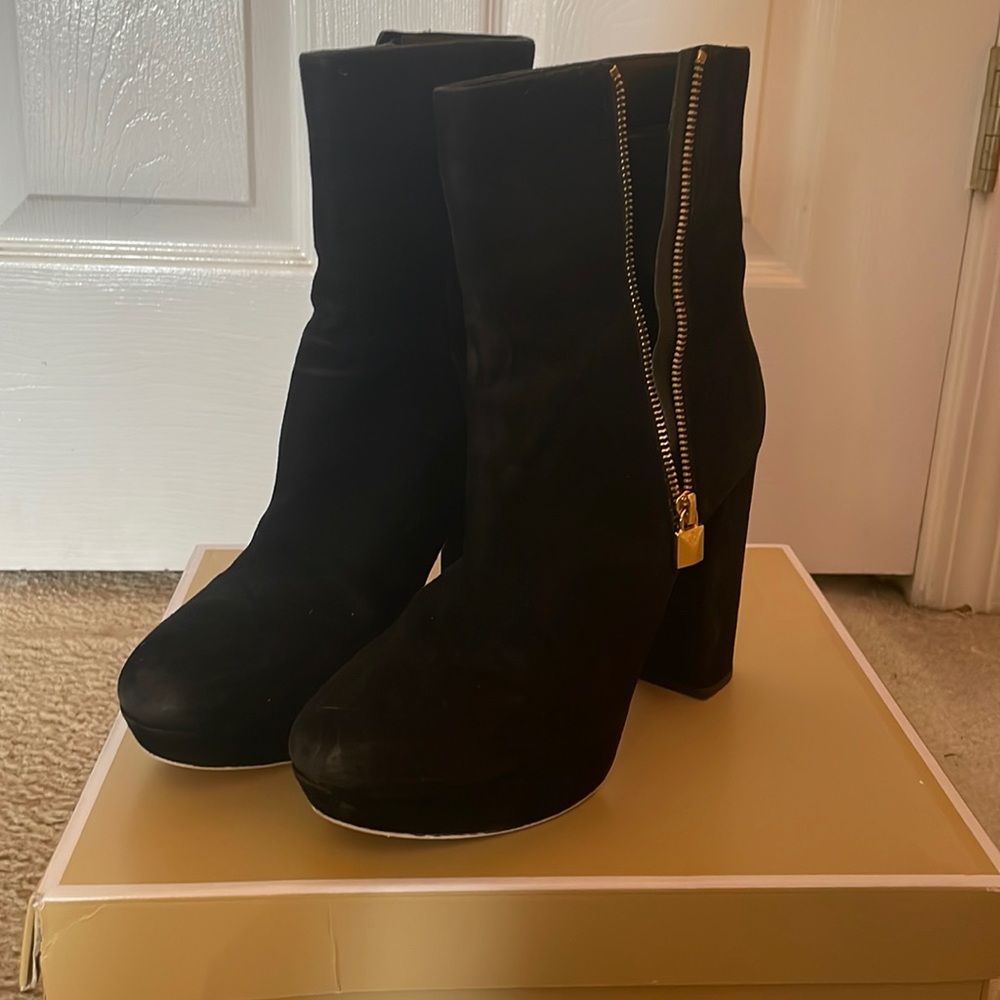 Michael Kors Platform Bootie Black